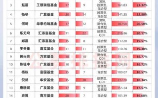 2025基金经理排名，谁将领跑？