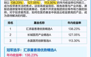 2025基金收益哪家强？冠军基金是哪只？