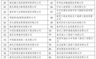 重庆八大投资集团最新排名如何？