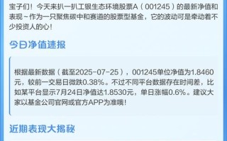 001245基金今天净值