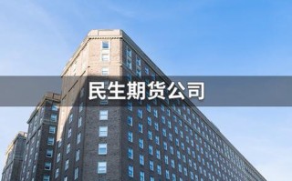 民生期货有限公司官网