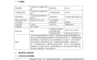汇添富中证主要消费etf联接基金