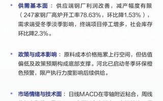 螺纹钢期货主力合约今日行情如何？