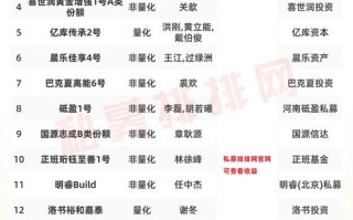 2025私募基金排行哪家强？