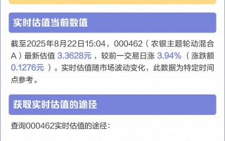 天天基金每日估值怎么查？