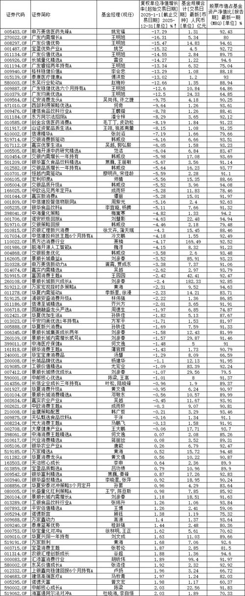 2025年基金收益哪家强？-第1张图片-华宇铭诚