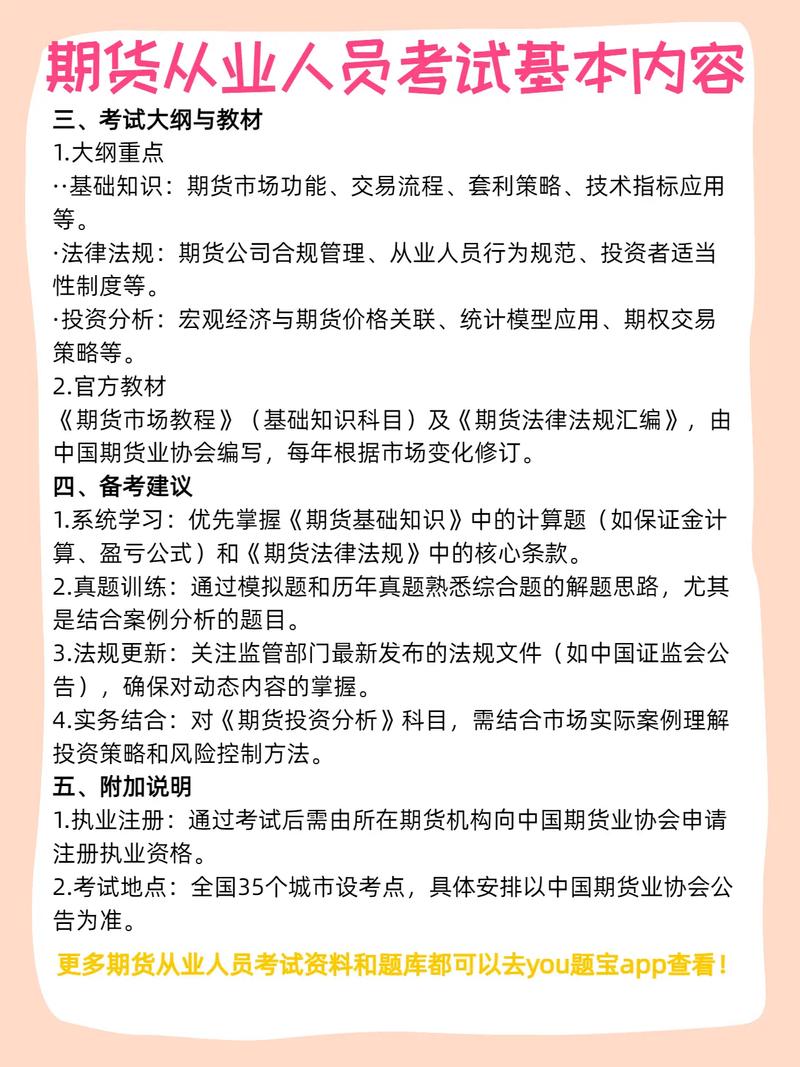2025期货从业资料有哪些重点内容？-第2张图片-华宇铭诚