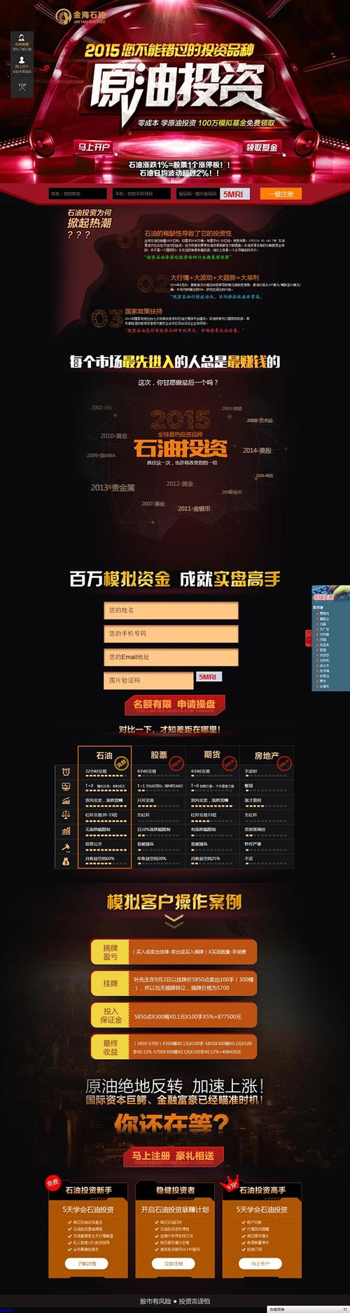 原油投资如何有效获客？-第2张图片-华宇铭诚