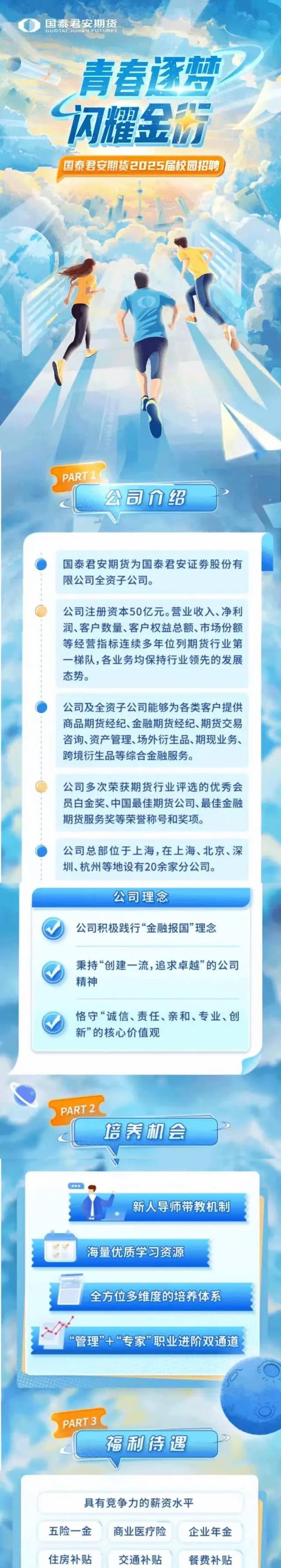 国泰君安期货应届生招聘有何要求？-第1张图片-华宇铭诚