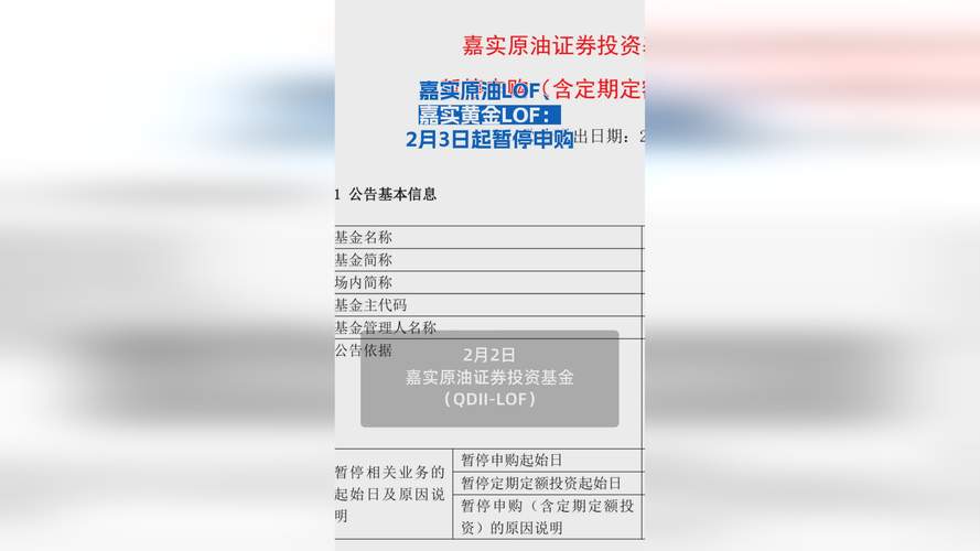 南方原油基金嘉实原油表现如何？-第1张图片-华宇铭诚