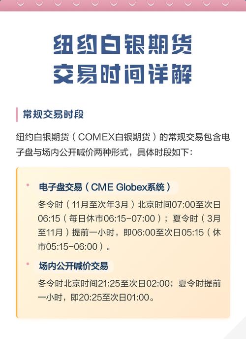 纽约白银期货交易时间具体是几点?-第1张图片-华宇铭诚 纽约白银期货交易时间具体是几点?-第1张图片-华宇铭诚