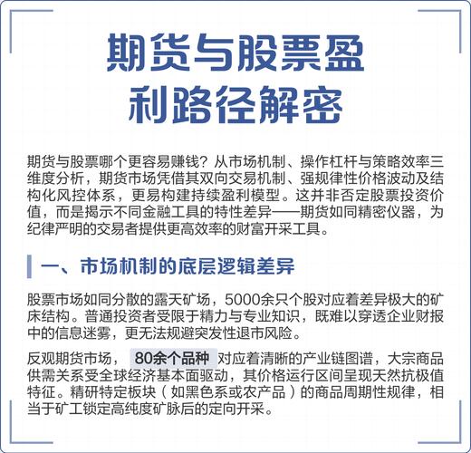 期货股票哪个更易赚钱？-第2张图片-华宇铭诚